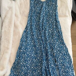 Princess Polly Teal Floral Dress